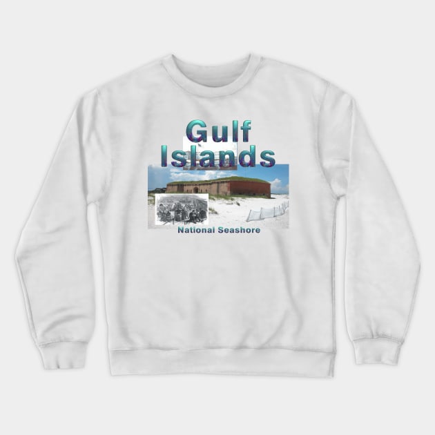 Gulf Islands National Seashore Crewneck Sweatshirt by teepossible